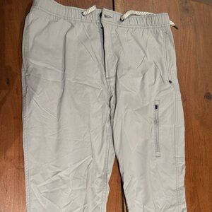 Vuori Men's Gray Casual Pants , used size L .